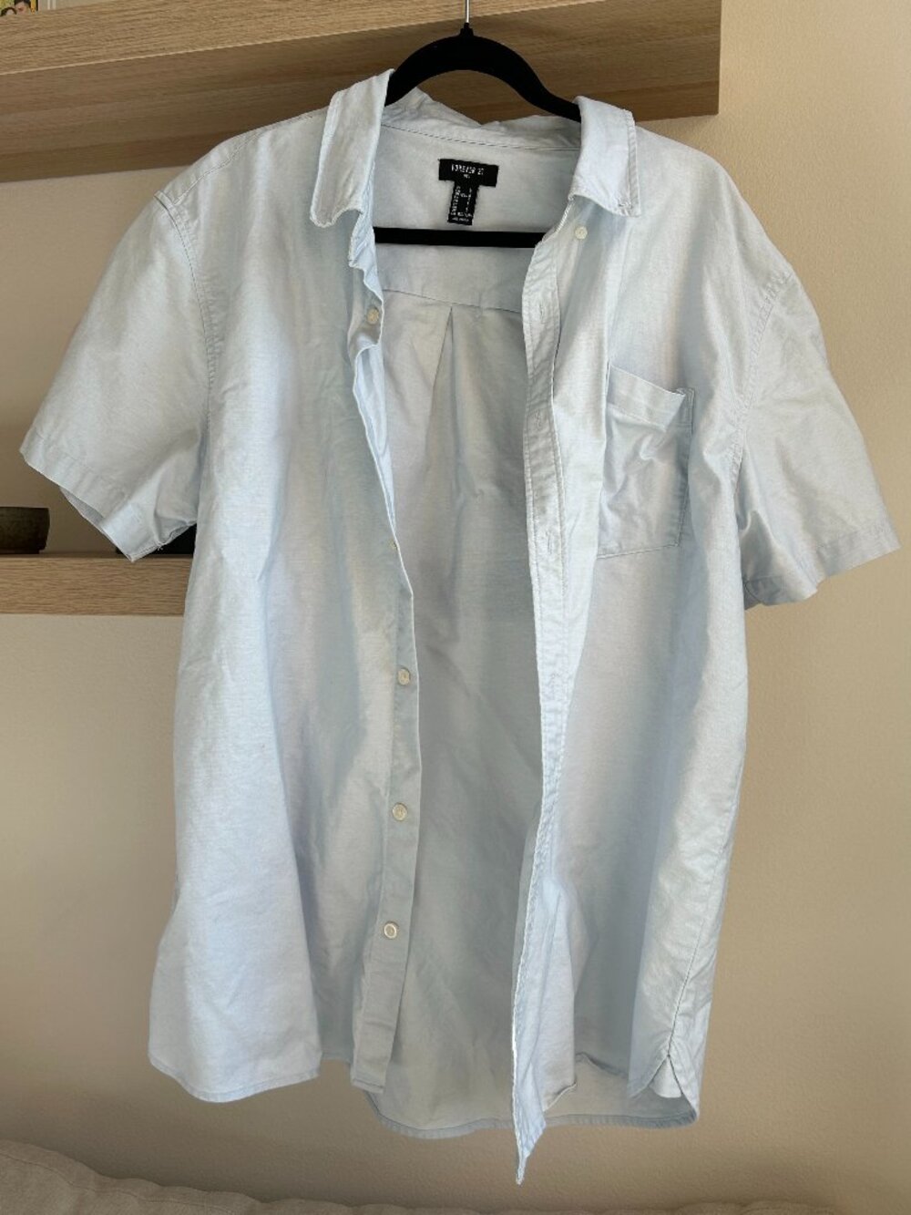 Forever 21 Men's Short-Sleeve Button-Down Shirt